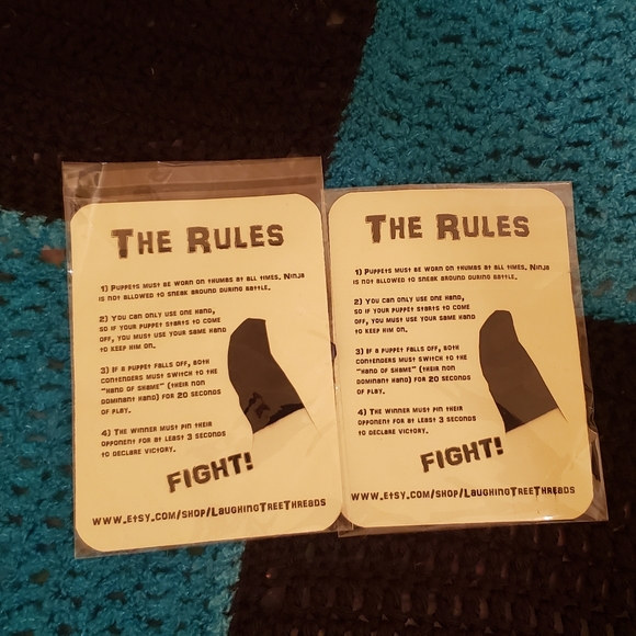 Thumb Wars ninja finger puppets - Picture 2 of 2